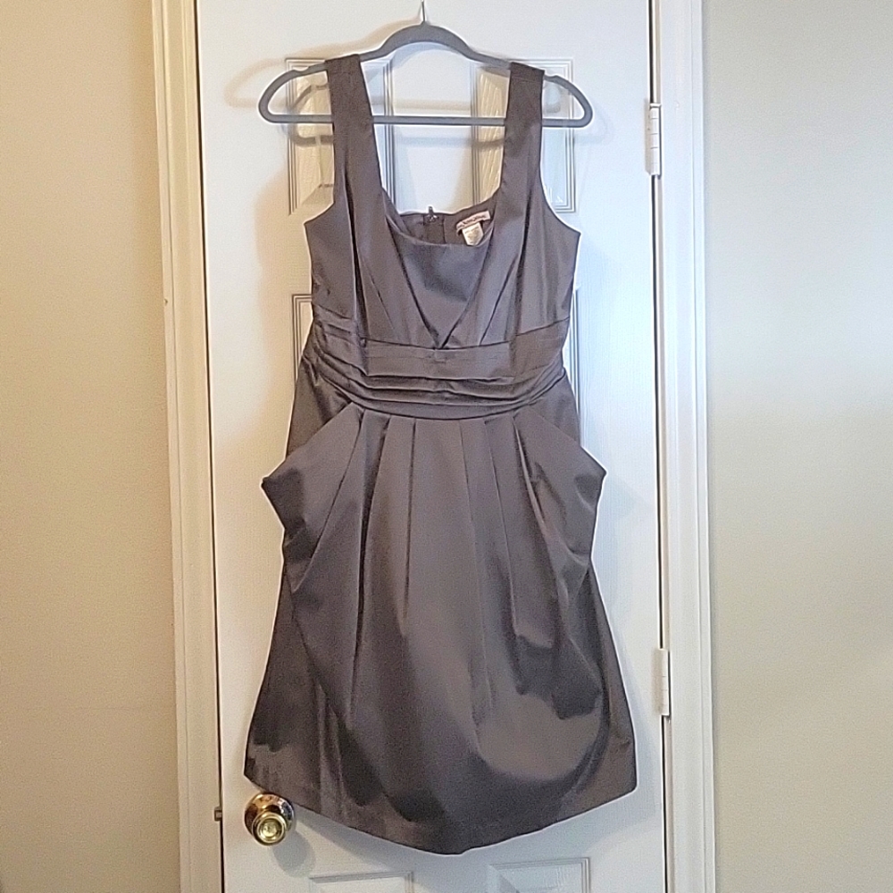 New, Semi Formal,  Cocktail Grey Size 20 dress. HOCO! Holiday Party Glam!